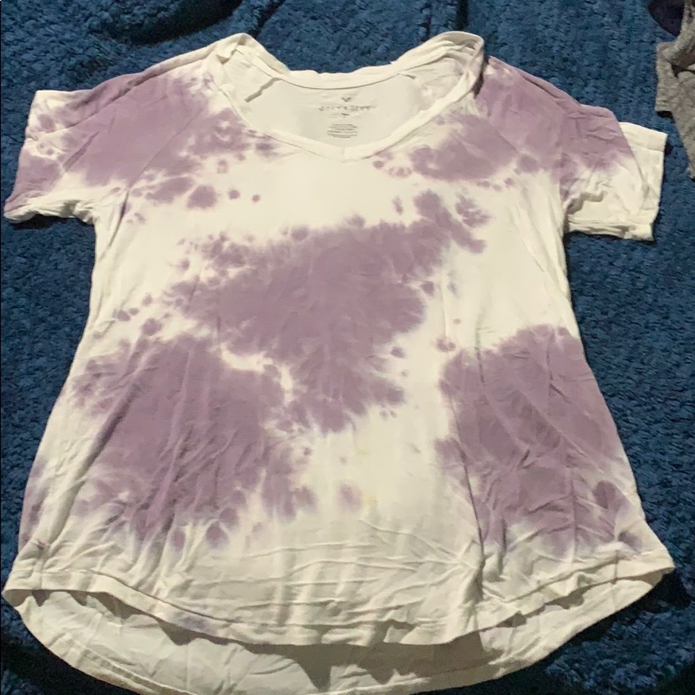 Purple tye dye tshirt